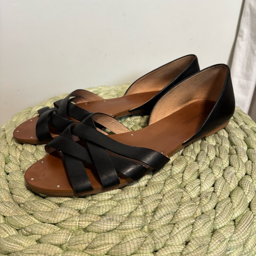 Madewell Black and Tan Sandals - Picture 4 of 10